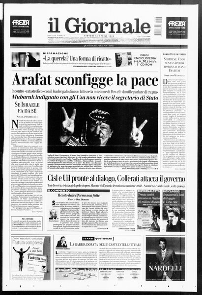 Il giornale : quotidiano del mattino